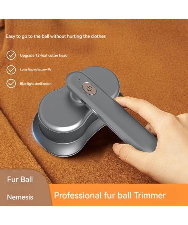 Double Headed Fabric Shaver & Lint Remover - Portable Rechargeable Hair Ball Trimmer for Clothing & Sweaters - Efficient Pilling Removal Tool (Color B) - International Shipping Available - Buy Online on GoSupps.com