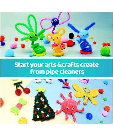 200pcs 20 Colors Chenille Stems Pipe Cleaners for Crafts - Art & Craft Supplies - Buy Online on GoSupps.com