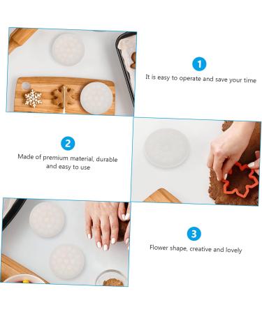 Milisten 4 Pcs DIY Silicone Mold Chocolate Molds Mold for Chocolate Fondant Molds Pastry Molds Candle Molds Silicone Molds Biscuits Molds DIY Fondant Mold Baking Cookie Mold Reverse Mould 8X8X1.5CMx2pcs Whitex2pcs - Buy Online on GoSupps.com