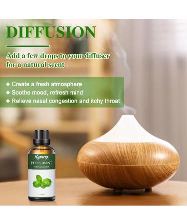 100ml Peppermint Essential Oil - 100% Pure Natural Therapeutic Grade with Dropper | For Diffuser, Aromatherapy, Candle Making, Skin & Hair Care - Buy Online on GoSupps.com
