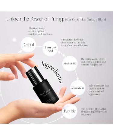 Retinol Serum - Advanced Formula with Hyaluronic Acid & Niacinamide for Exfoliation & Rejuvenation - Nourishing Daily Serum - 1 fl oz - Shop Internationally - Buy Online on GoSupps.com