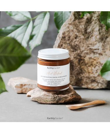 Earthly Garden Mint Walnut Exfoliating Face Scrub with AHA Natural Microdermabrasion & Deep Pore Cleanser for Blackheads Acne Scars & Glowing Skin 2 oz 2 Ounce - Buy Online on GoSupps.com
