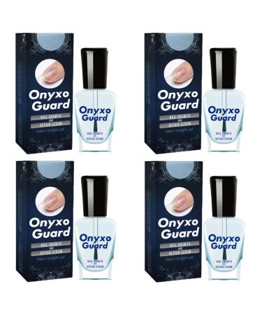 4PCS Nail Strengthener for Weak Nails Nail Conditioner for Damaged Nails Onyxoguard Nail Growth and Repair Essence Nail Hardener Extra Strong and Growth Nail Guards for Strength