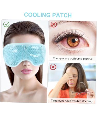 Beavorty 1pc Cold Compress Hot Compress Eye Mask Cooling Patch Eye Mask Eye Shades for Sleep Cooling Eye Compress Eye Pad Heat Eye Ice Eye Hot and Cold Compress Travel Ice Bag Blue 20X10X1CM - Buy Online on GoSupps.com