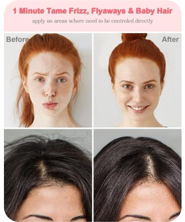 4-in-1 Styling Cream for Flyaways | Non-Greasy Hair Smoothing & Shine | No White Flakes Curl Cream | 5 Oz Hair Tamer - International Shipping Available - Buy Online on GoSupps.com