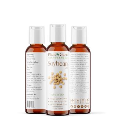100% Pure Soybean Oil 2 oz - Natural Carrier for Skin Body Face & Hair Growth - Ideal for Creams Lotions & Lip Balm - Buy Online on GoSupps.com