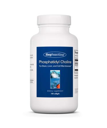 Allergy Research Group - Phosphatidyl Choline - Brain, Liver and Membrane Nutrition - 100 Softgels