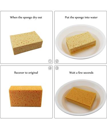 JK SP-T50 Large Eco-Friendly Cellulose Sponge - Boat, Car, and Commercial Cleaning - 6.5x4x2 Inch - Pack of 1 - Buy Online on GoSupps.com