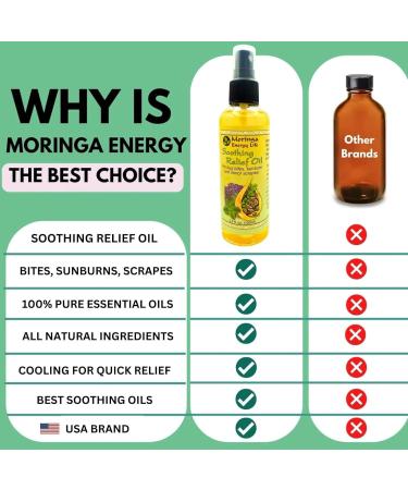 Moringa Soothing Relief Oil Plant-Based Aromatic Blend 3.4 oz - Buy Online on GoSupps.com