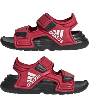 adidas Kids Altaswim Beach & Pool Shoes - Scarlet/White/Black - Size 4 UK Child - Buy Online on GoSupps.com