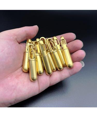 Small Keychain Pill Holder - Mini Portable Stainless Steel Medicine Storage for Travel & Camping - Buy Online on GoSupps.com