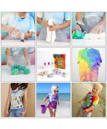 Tie-Dye Kit: 3 Color Fabric Paint Set for DIY Arts & Clothes - Permanent Multi-Color Dyes - Buy Online on GoSupps.com