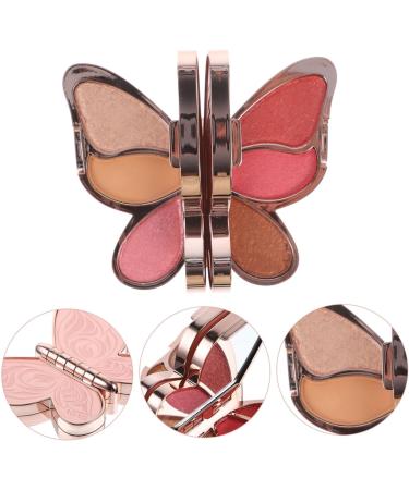 TOVINANNA 2 Pcs Eyeshadow Palette Multi-functional Girl Cosmetics Matte Blush Glitter Powder Abs Portable Miss - Buy Online on GoSupps.com