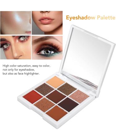 9 Colors Eyeshadow Palette Makeup Palette Eye Shadows Easy Coloring Eyeshadow Makeup Kit Matte Pearlescent Glitter Portable Eye Shadow Powder for Makeup - Buy Online on GoSupps.com