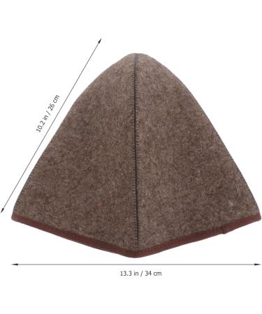 Exceart Felt Sauna Hat for Men & Women | Wool Sauna Cap - Perfect Wellness Accessory for Spa & Shower - Buy Online on GoSupps.com