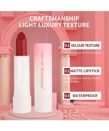 24-Hour Long-Lasting Red Lipstick | Nude Lipstick with Reflective Particles | Shimmering Glossy Finish | Intensive Color | 1 Piece #01 - Buy Online on GoSupps.com