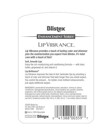 Buy Blistex Lip Vibrance .13 oz - Pack of 12 | Hydrating Lip Care for All Skin Types | International Shipping Available - Buy Online on GoSupps.com