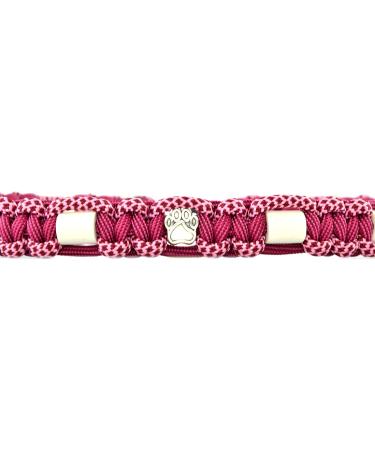 Custom EM Ceramic Collar for Dogs & Cats | Made to Measure with Original US Paracord (61-70 cm Raspberry) - International Shipping - Buy Online on GoSupps.com