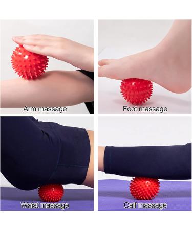 Qazrfvpxf Noppenball Set - 3 Fitness Massage Balls for Hand & Foot Relief | Hedge Ball Set for Plantar Fasciitis - Buy Online on GoSupps.com