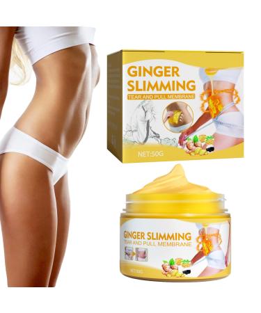 Rosixehird Ginger Firming Cream 50g for the stomach - Fast-absorbing firming and toning cream - Hot cream against cellulite to soothe relax tone and