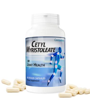 Cetyl Myristoleate - Omega 5 Fatty Acid - Ultra Support for Relief from Joint Discomfort and Stiffness - Also Includes Glucosamine, MSM & Hyaluronic Acid - 80 Capsules 80 Count (Pack of 1)
