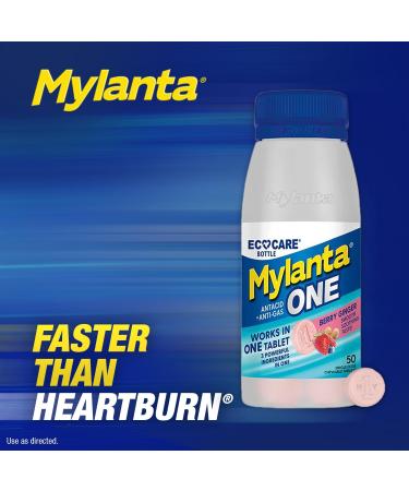 Mylanta One Berry Ginger Flavor 50 Count EcoCare PCR EcoCare Berry Ginger Flavor 50 Count (Pack of 1) - Buy Online on GoSupps.com