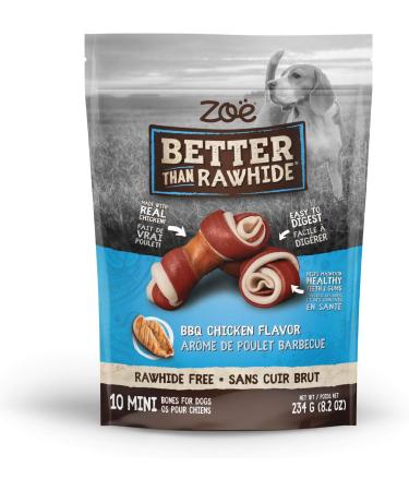 Zoe Dental Sticks for Dogs Antioxidant Small Cinnamon Flavor 6.2 oz Brown & Zo Better Than Rawhide Bones for Dogs Mini BBQ Chicken Flavor (8.2 oz) 234 g (Pack of 1) - Buy Online on GoSupps.com
