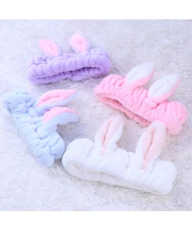 Beaupretty Bunny Ears Headband for Girls & Women - Dark Pink Makeup Hairband & Headdress - Buy Online on GoSupps.com