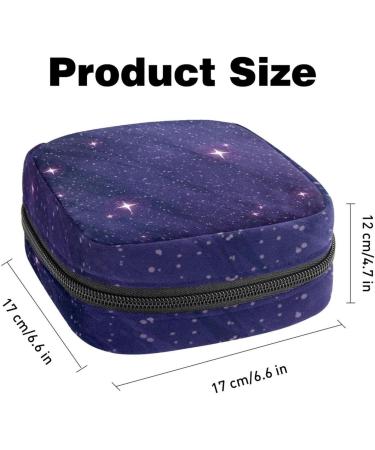 Galaxy Space Ultra Violet Women's Portable Napketted Storage Pocket - Perfect for Menstrual Cups | Ideal for Teenage Girls & Women - Buy Online on GoSupps.com