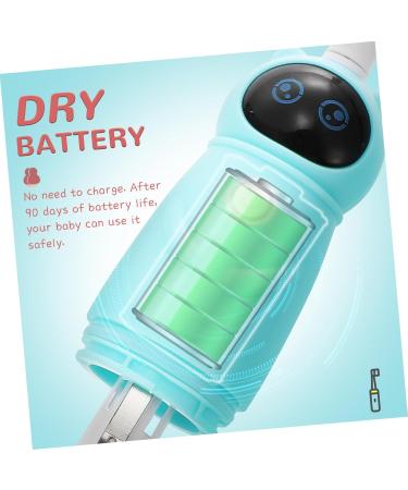 Partykindom Automatic Toothbrush Set for Kids | Soft PP Electric Oral Care | 1-Pack Blue - Buy Online on GoSupps.com