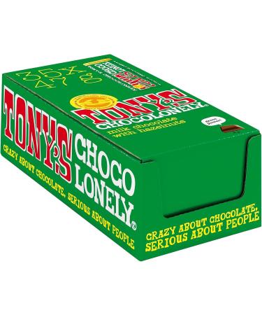  Tony's Chocolonely Tony's Chocolonely - Whole Milk Chocolate with Hazelnuts - Small Chocolate Bars - Chocolate Bar - 32% Cocoa - 35 x 50g - Fairtrade Belgian Chocolate - Buy Online on GoSupps.com