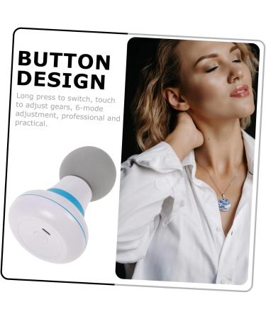 Iwowhero Mini Massage Device | Handheld Muscle Massager for Deep Tissue Relief | Compact Vibrating Body Massager | Perfect for Home Use - 11.5x7.5cm White - Buy Online on GoSupps.com
