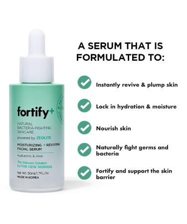 Fortify Natural Germ-Fighting Facial Serum - Moisturizing & Protecting - 50ML | Rejuvenates & Revives | Clean Beauty | Made in Korea - Buy Online on GoSupps.com