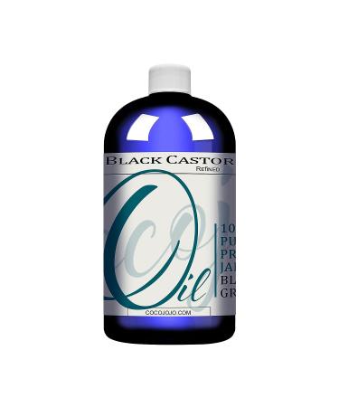 Cocojojo 16 oz Jamaican Black Castor Oil Cold Pressed for Hair Growth and Skin- Pure Virgin Refined JBCO - Buy Online on GoSupps.com