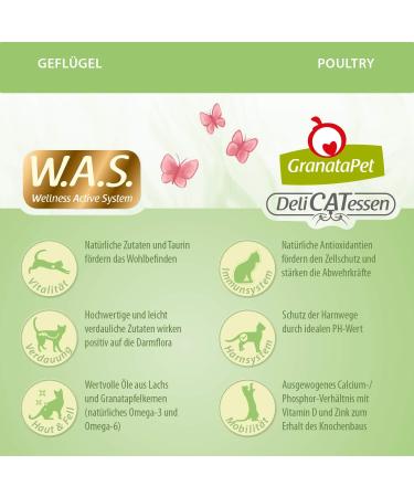 Granapet Delicatessen Poultry Adult Cat Dry Food - 9kg | Cereal-Free & Sugar Additive-Free | Tasty Single Feed for Cats - Buy Online on GoSupps.com