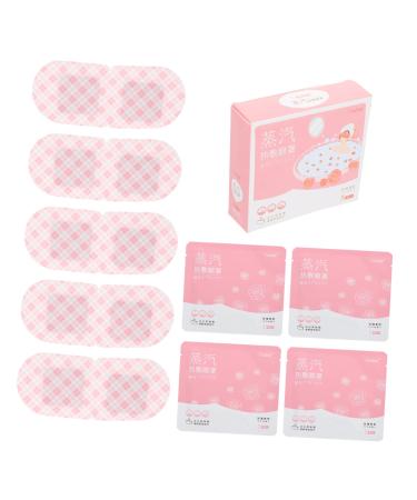 Didiseaon 5Pcs Steam Eye Mask Steam Warm Eye Mask Sachets Smooth Eye Patches Useful Warm Liners Replacement Liners Hot Compress Masks Useful