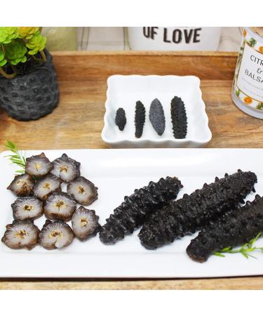 DOL Wild Caught Sun Dried Atlantic Black Pin Sea Cucumber 8oz - All Natural Nutritious, Large Size - 1 Count - Buy Online on GoSupps.com