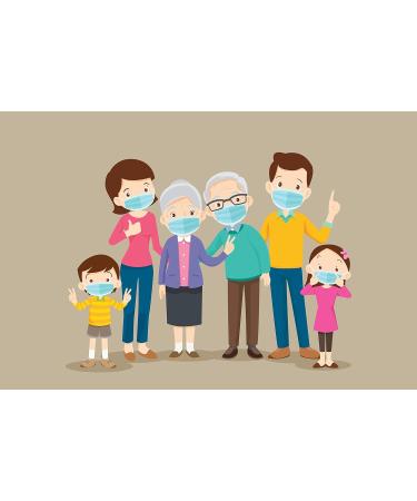 Buy 50 Disposable 3-Layer Surgical Masks for Children - CE Certified Type II EN14683 - Medical Child Protection Mouth Masks - Buy Online on GoSupps.com