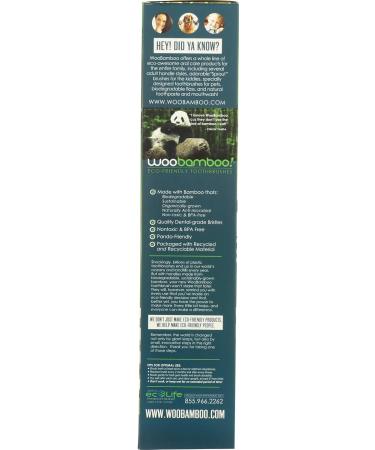 Buy Woobamboo Adult Medium Toothbrush - Eco-Friendly Biodegradable & International Shipping Available - Buy Online on GoSupps.com