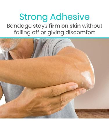 ViveCare Tattoo Aftercare Bandage Dressing 2 - Waterproof Transparent Wrap with Adherent Patches - 10 Yards Roll for Shower and Swim - Buy Online on GoSupps.com
