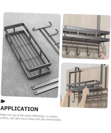 Alipis Storage Rack Clothes Hanger Door Rack Hanger Backpack Hanger Hook Rack Organizer Coat Wall Hanging - Buy Online on GoSupps.com