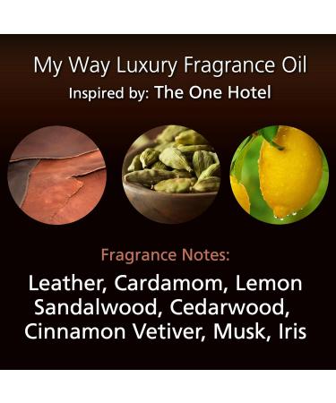 CEROD My Way Fragrance Oil - 16 Fl Oz - Luxury Hotel Aromatherapy Oil for Cold Air Diffusers - Sandalwood Cedar Vetiver Tuscan Leather & Musk - International Shipping Available - Buy Online on GoSupps.com