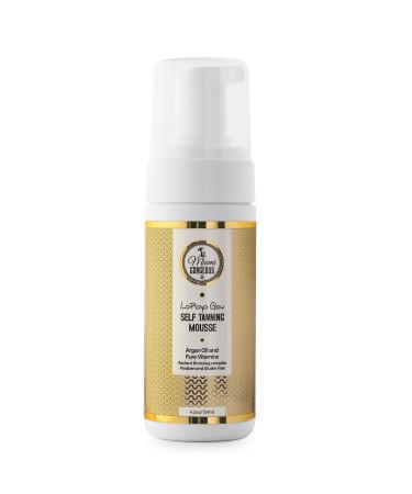 Miami Gorgeous Self Tanning Mousse LaPlaya Glow Instant Self Tanner Bronzing Mousse to Tan Skin Organic Ingredients Best Natural Self Tanner Satisfaction Guarantee 4.2 oz