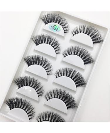 UAMOU 16 Style 10/50 Boxes 3D Mink Lashes Natural Cross False Eyelashes Long Messy Makeup Eye Lashes Faux Cils Maquillaje Cheerfully (Color : 5Pairs H 15 Size : 100 Boxes 500Pairs) - Buy Online on GoSupps.com