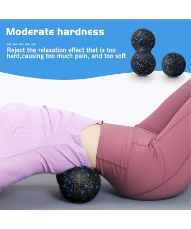 Fascia Ball Set - 2-Piece Massage Ball Set for Feet Peanut & 7cm Balls - Muscle Relaxation & Pain Relief - Buy Online on GoSupps.com