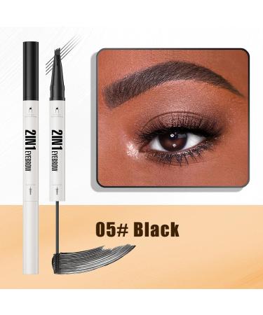  WJnflQN Women's Eyebrow Pencils | 2-in-1 Microfinish Eyebrow Pen and Gel | Sweat and Waterproof for Special Occasions - Buy Online on GoSupps.com