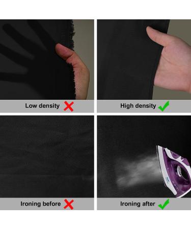 10x7 FT Black Photography Backdrop Curtain - High Density Polyester Fabric for Photoshoots, Portraits, Parties - Collapsible Seamless Design - Buy Online on GoSupps.com