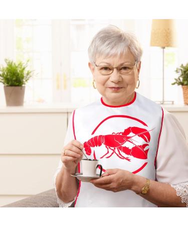 Classic BIB Designs Essl tchen for Adults - Washable Reusable Lobster Plate & Crumbly Compartment - Unisex Clothing Protection - Buy Online on GoSupps.com