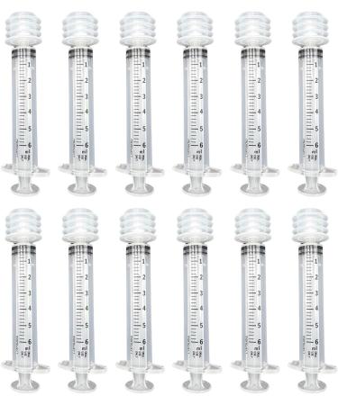 Press in Bottle Adapter for 18mm Neck Bottles - 6ml Clear Oral Syringe (Pack of 12) | International Shipping - Buy Online on GoSupps.com