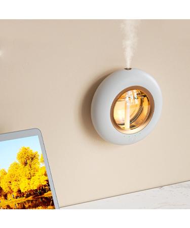 Essential Oil Diffuser - Aromatherapy Diffuser with Timer for Home & Bathroom (White) | International Shipping Available - Buy Online on GoSupps.com